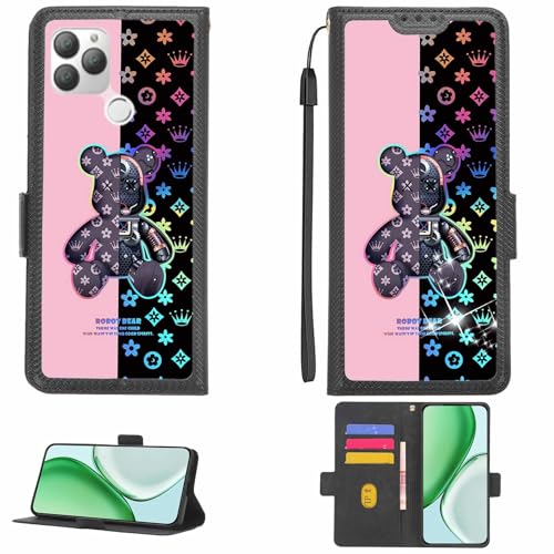 Kinetijy hülle Kompatibel Für General Mobile Gm 22 Plus Hülle Hülle Handyhülle Schutzhülle [Mit 9H Festigkeit HD Schutzfolie][RFID-Blockierung][Brechungseffekt] LPT-JXX