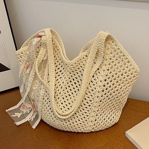 Bolsa Tote de Crochet para Mujer miniatura 5