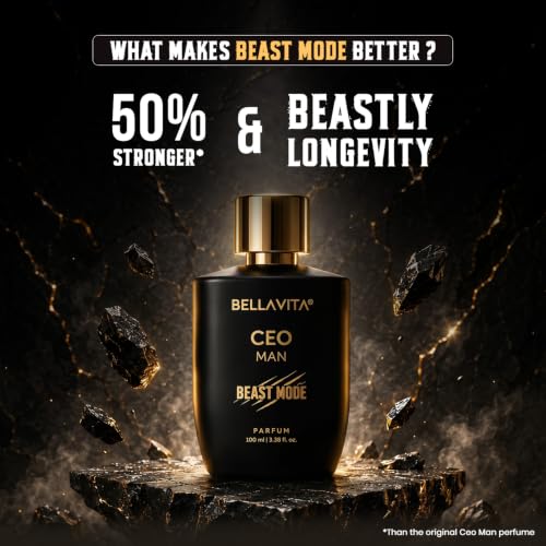 Image of BELLAVITA CEO Man Beast Mode 100ml | 12hr Long Lasting | Perfume for Man | 6 ft Projection | Premium Fragrance | Perfume for Men