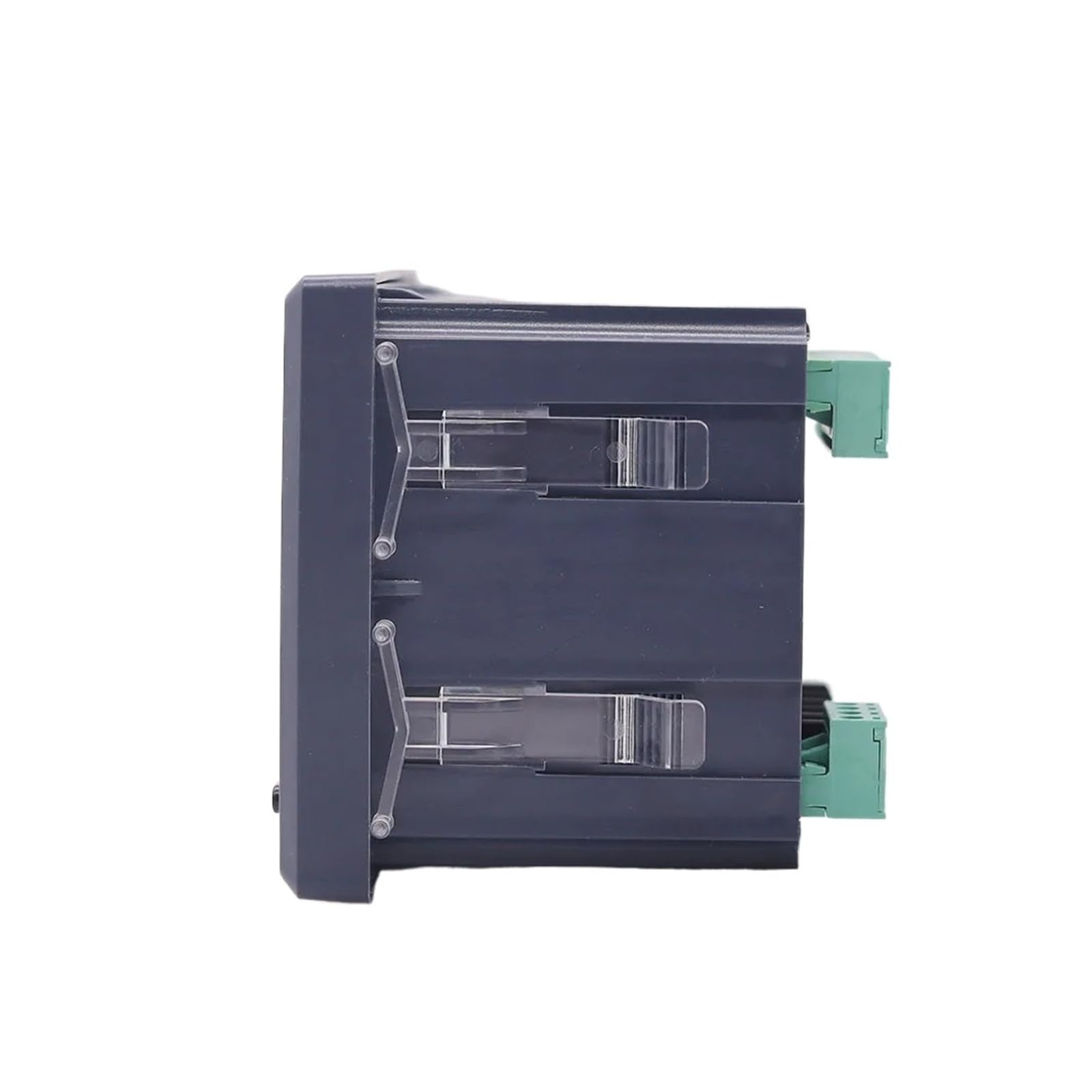 Licznik energii Trójfazowy analizator miernika panelu z wyświetlaczem LCD, A, V, W, kWh, cos Hz, VAR, wielofunkcyjny miernik mocy z RS485 Modbus-RTU (biały, 80 x 80 mm)