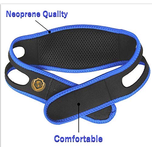 Anti Snoring Chin Strap Ajustable Stop Snoring Solution for Men and Women, Anti Snoring Devices Snore Stopper Chin Straps Sleep AIDS for Snoring Sleeping Mouth Breather