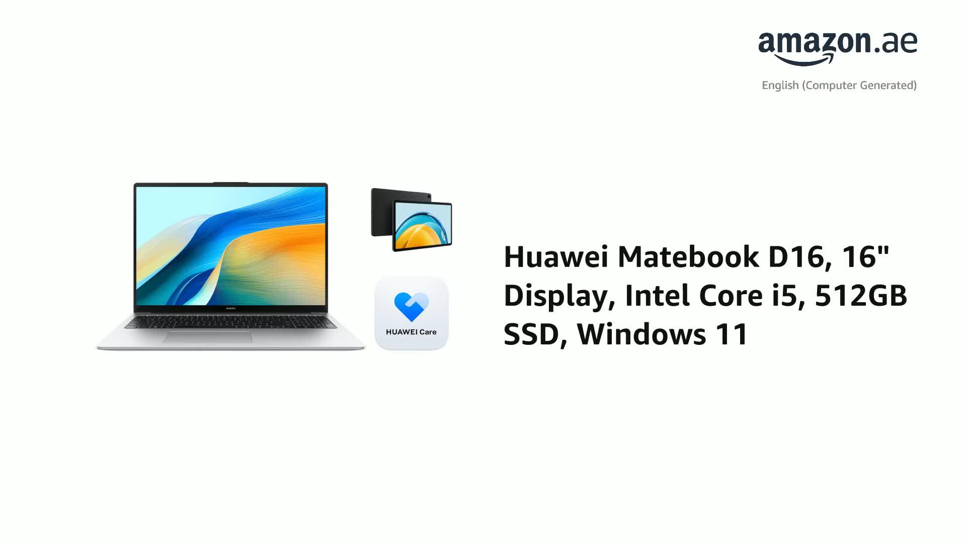 HUAWEI Matebook D16 + Gift, 16
