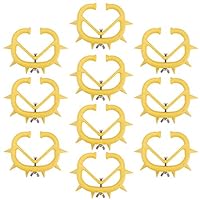 HEEPDD 10 Stück Kalb Entwöhnung Nasenringe, Kunststoff Entwöhnung Spike Ring Weaner Anti-Saug Kuh Entwöhnungswerkzeug Farm Equipment