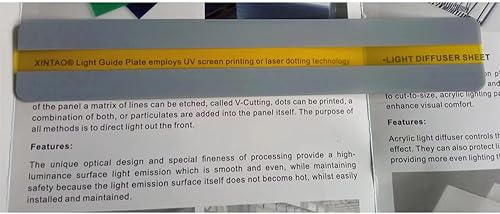 12 tiras de lectura guiadas amarillas superpuestas Hightlight marcadores ayudan con la dislexia para niños y suministros de enseñanza