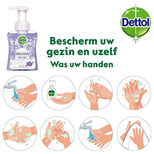 Dettol Handzeep Zachte Mousse - Orchidee & Vanille - 250ml x6 - Image 8