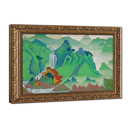 Tableau Padma Sambhava Nicholas Roerich pour Mur de Bureau