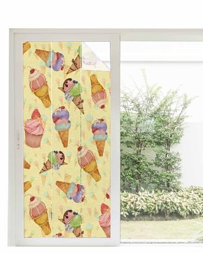 Vinilo decorativo para ventanas efecto esmerilado 35.4x78.7" miniatura 1