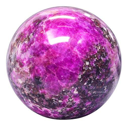 Image of Certified Crystal Cobalt Calcite Ball for Meditation - Premium Crystal Vastu Items for Home and Feng Shui Items for Good Luck - Ideal for Pooja Supplies and Spiritual Practices (2 Inch)