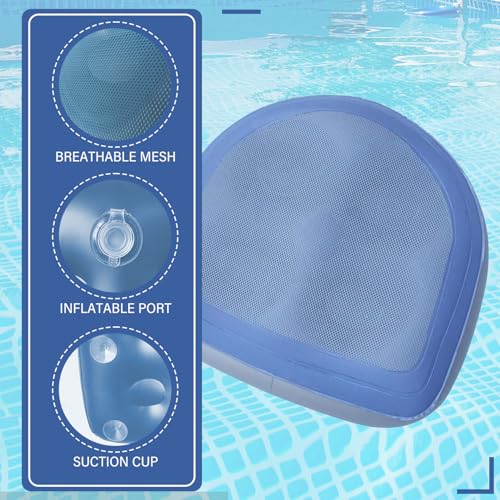 Asiento elevador inflable para bañera de hidromasaje con ventosas de succión 7