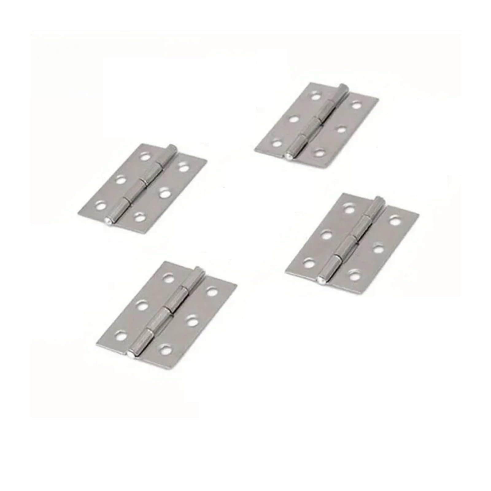 Cbtyacvlp 3.5 Inch 8 Pack 304 Stainless Steel Flat Door Hinges For Cabinet Doors, Windows, Wooden Boxes, Home Furniture Hardware Accessories(3.5 Inch)