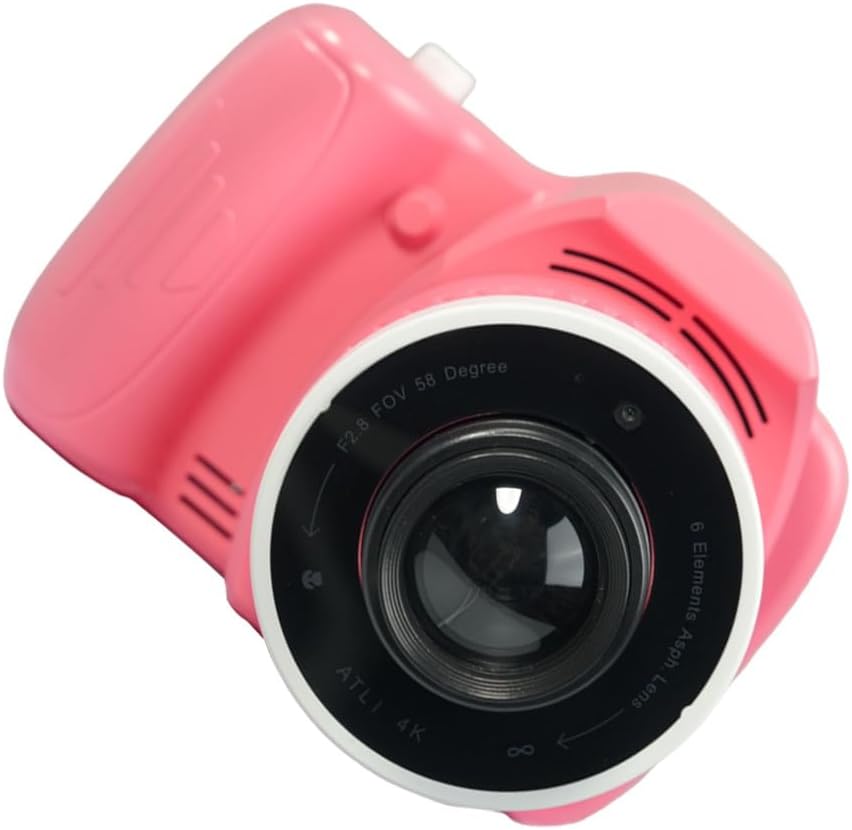 Toyvian Kids Camera with Projector: 1080P Portable Mini Projector with Music Playback,Video Recording Camera - Includes USB Cable & Memory Card & Lanyard - Perfect for Boy Girl Travel Photograph Use