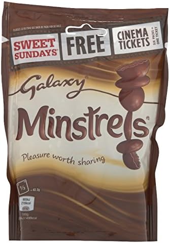 Original Galaxy Chocolate Minstrels Pouch Imported From The UK England