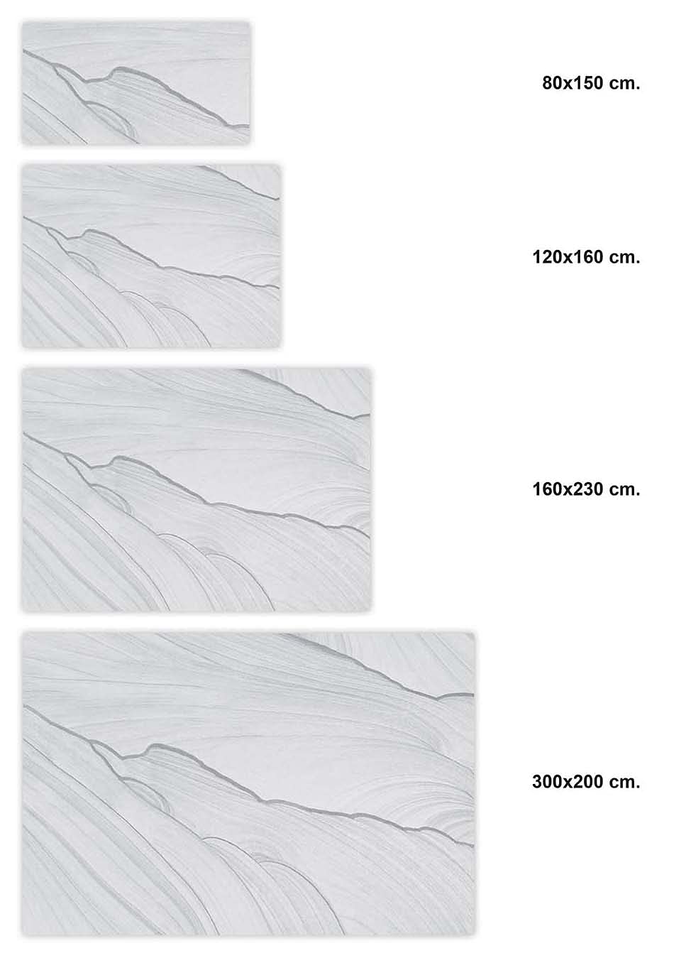 Panorama Alfombra Vinílica Cocina Baño - Modelo Mármol Gris 300x200 cm - Varios tamaños - Decoración Hogar