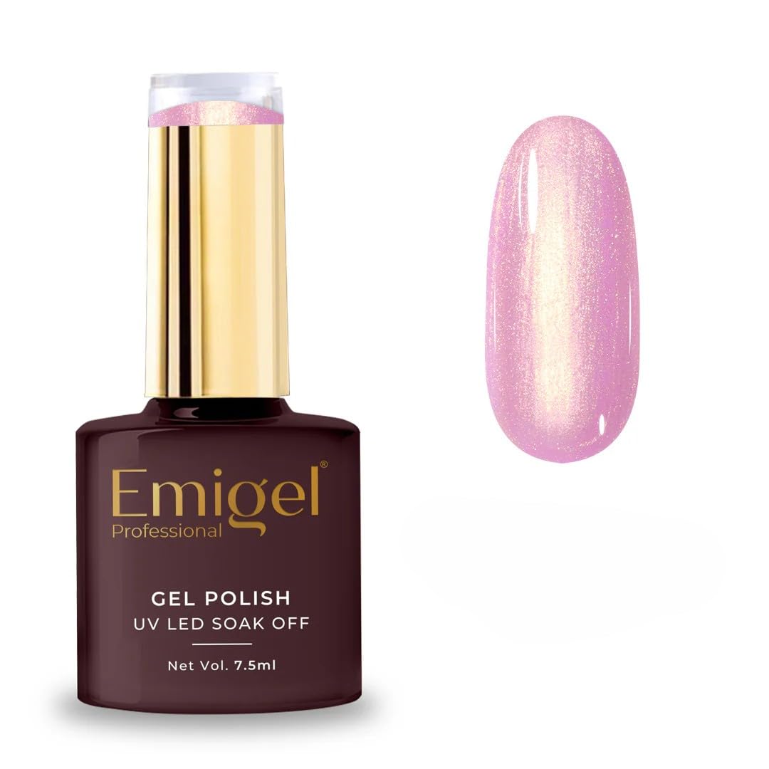 Emigel Professional Aurora Gel Polish - 010 - UV Gel -Special Nail Polish | Cured With UV LED Lamp | Super Glossy Finish | Quick Drying Nail Polish (7.5ml)-image-13