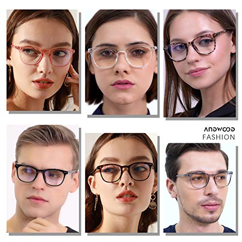 ANDWOOD Blue Light Blocking Glasses Women Men Computer Small Face Frame Bluelight Blocker Teens4