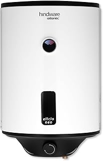 HINDWARE SMART APPLIANCES Atlantic Elicio Neo 15L, 2Kw, Glasslined Coated Tank, Storage Wall Water Heater, White