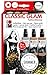 Produktbild Marabu 171800081 - Fashion-Spray Shimmer Set "Classic Glam" 3 x 100 ml Sprühfarbe für Stoff, Metallic-Stoffmalspray mit Pumpzerstäuber für helle und dunkle Stoffe, waschbeständig bis 40°, Batik aus der Flasche mit Abbindetechnik, Schablonieren, Wasserbasis