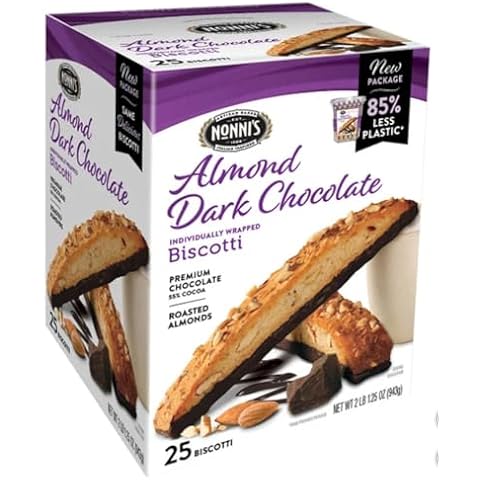 Nonni's Almond Dark Chocolate Biscotti Cover