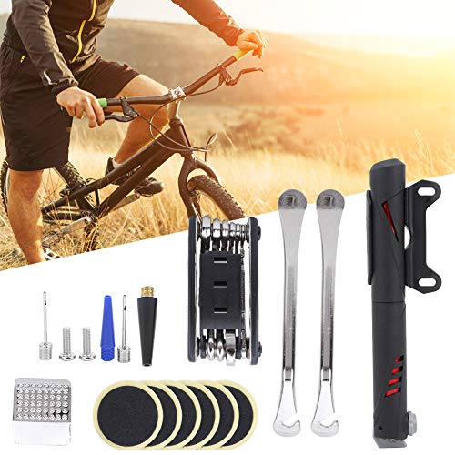 Bomba de bicicleta, ferramenta de reparo de bicicleta de 20,5 cm, para argolas de natação Voleibol F