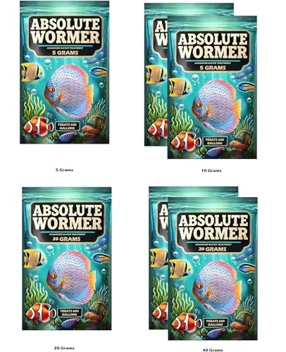 Freshwater and Saltwater Fish Powder Medication. with parasites and Flukes. (5G - Treats 600 GALLONS)