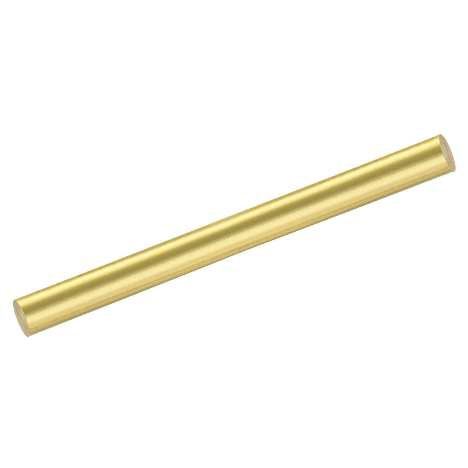 QUARKZMAN 1Pcs Barras de Latón (25mm)1/1 Pulgada x (300mm)12 Pulgadas Latón Macizo Redondo para Torno Barra para Mangos de Cuchillo Pasador de Bricolaje Modelo de Avión