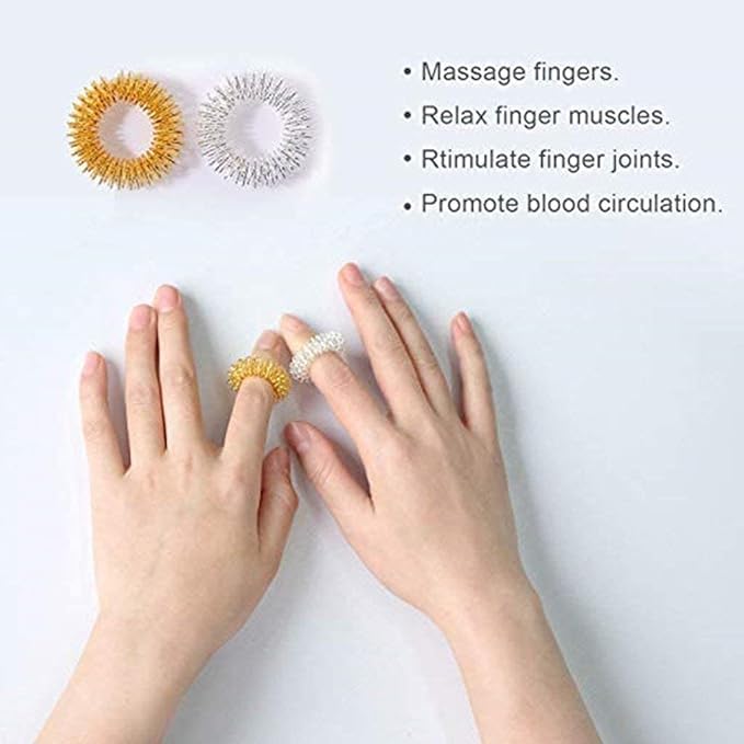 Image of Electric Vibrating acupressure Massager & Hair brush, For Scalp & Head Massage, Helps In Blood Circulation Pack of 1(Black)