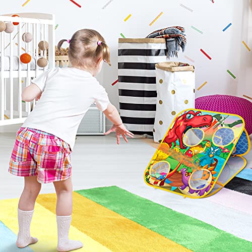 Hellojoy Bean Bag Toss Game Kids Outdoor Toys,Double-Sided Foldable Cornhole Board Backyard Beach Yard Outdoor Toys For Toddler, Outside Lawn Party Activities Toy Gift For Boys Girls Age 3 4 5 6 7 8 #TOP6