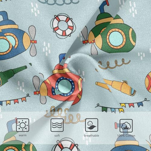 Cotton Little Boys Briefs Soft Submarines Toddler Underwear3