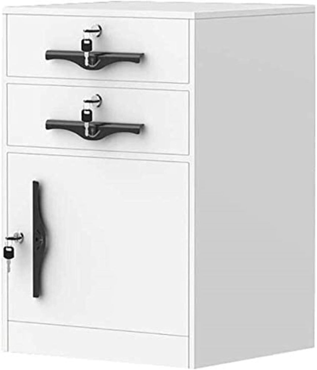 noxozoqm File Cabinets Multifunctional Home Office Metal Locker Storage Cabinet with Lock, Used to Protect(F)