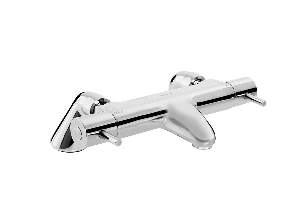 Bristan AR2 THLBF C Artisan long lever thermostatic bath mixer Tap, Silver