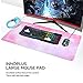 XL Pink Gaming Surface/Mat - Extended Keyboard & Mouse Pad, Desk Mat, Durable Edges, 31.5IN X 15.75IN