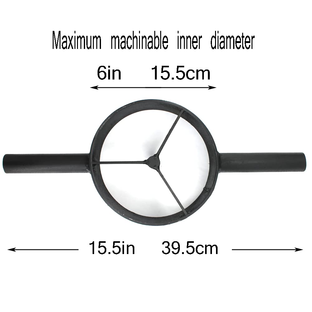 Fendeur en bambou fabriqué en acier soudé, (3-12 coupes) non en fonte, pas facile à briser. Diamètre intérieur de fonctionnement : 15 cm (3 coupes)