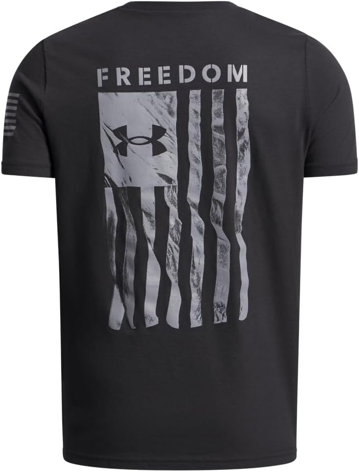 Under Armour Boys Freedom Flag Short Sleeve T Shirt - Image 2
