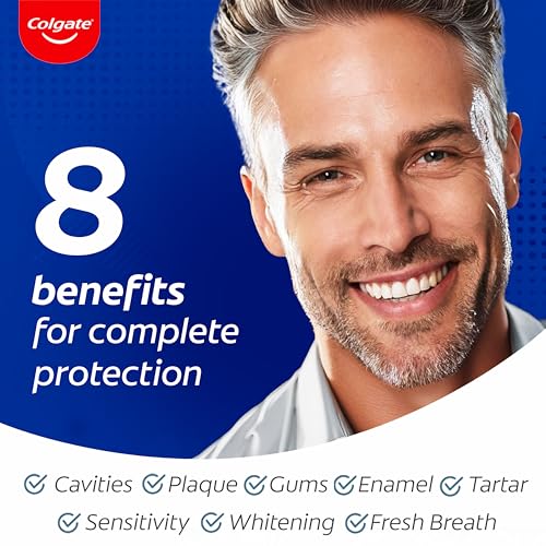 Colgate Total Whitening Toothpaste 125 ml - Fluoride toothpaste - Whiter teeth - Stronger 24-hour bacterial defence* - Unique dual zinc antibacterial technology - Clinically proven - Image 6