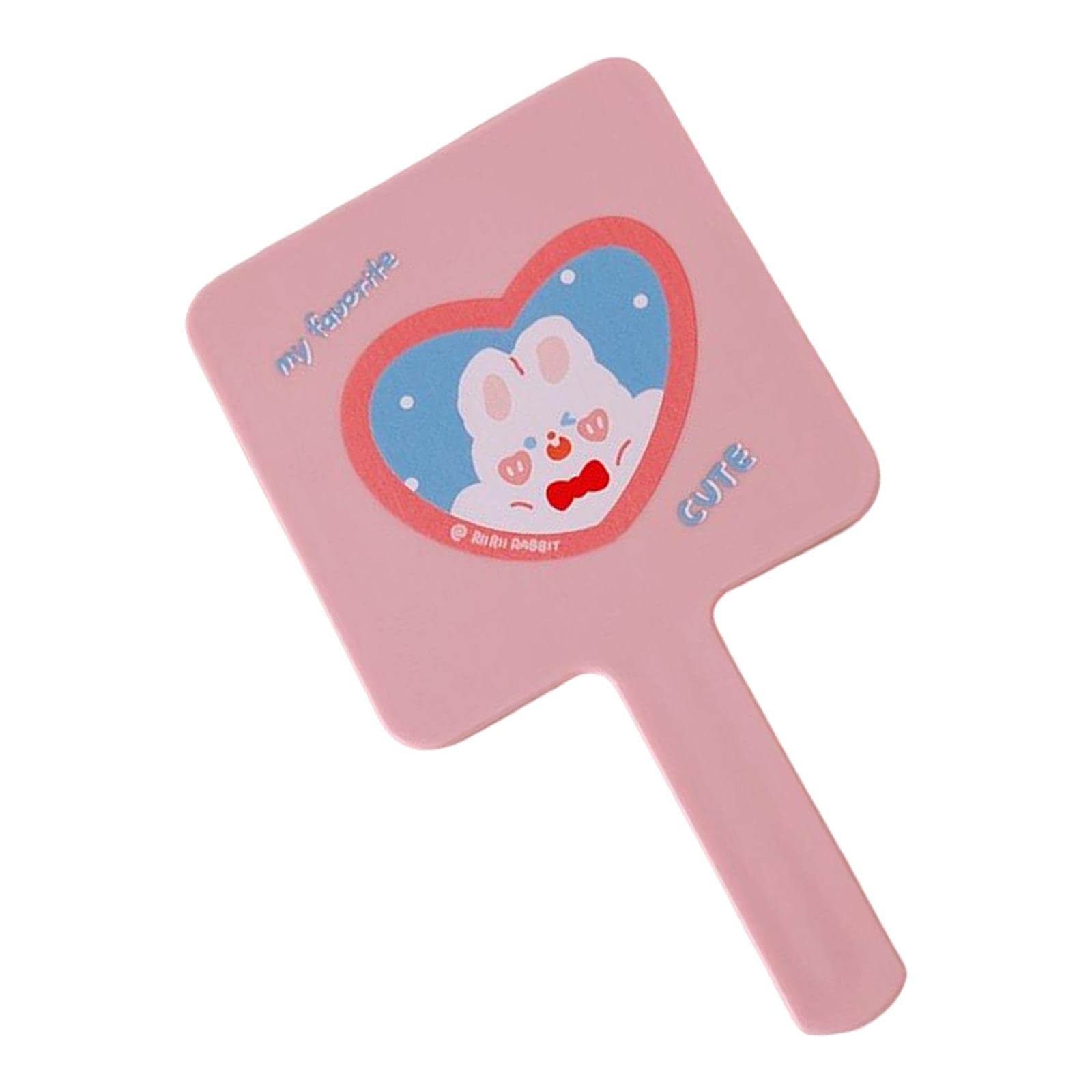 CALANDIS™ 4xCompact Handheld Mirror Single Sided Square Gift for Women Girls Pink | Makeup Mirrors | Makeup Tools & Accessories | Makeup-image-12