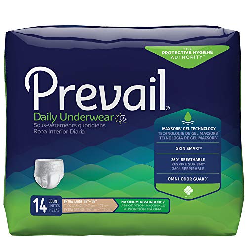 Prevail Maximum Absorbency Underwear, Extra Large, 14 count