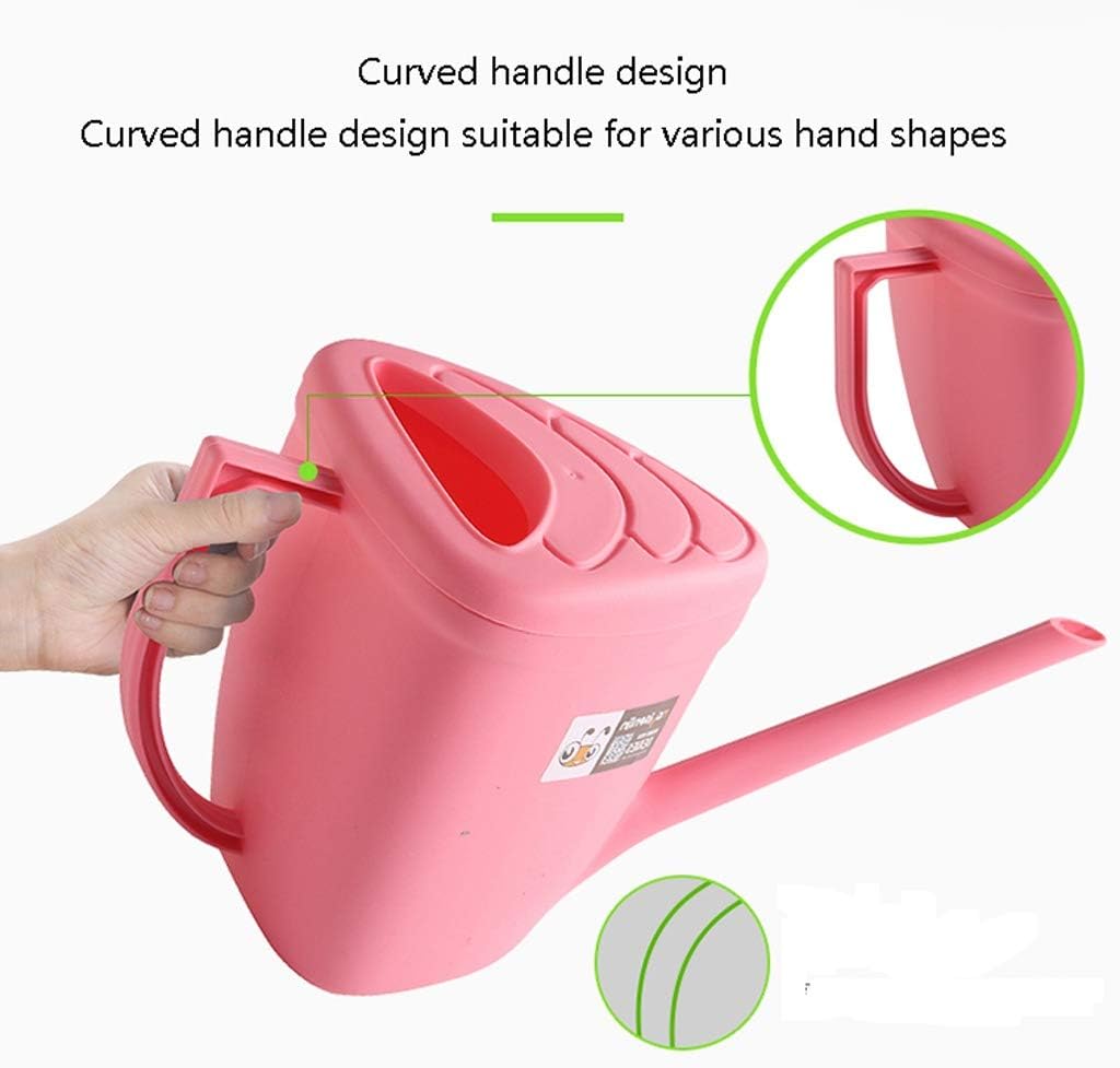 Long Mouth Watering Can Watering Home Gardening Small Watering Can with Cover Balcony Fleshy Watering Kettle Watering Pot (Color :)