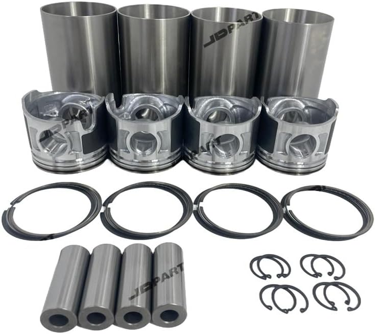 Replacement Cylinder Liner Kit Compatible For Mitsubishi D04F Engine Diesel Parts
