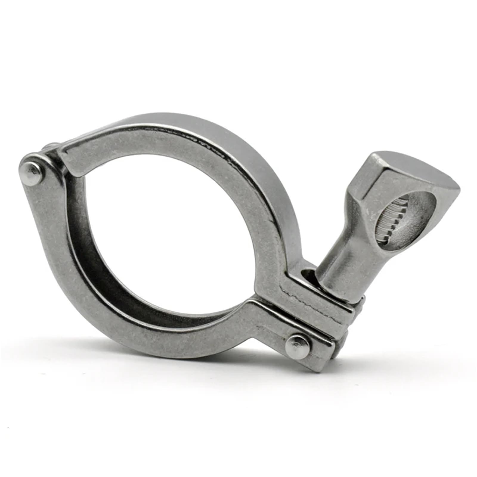 Collier de serrage à trois clips 1,5"-4", bague de serrage en acier inoxydable SS304, accessoires de raccords.(K119mm(Weigh250g))