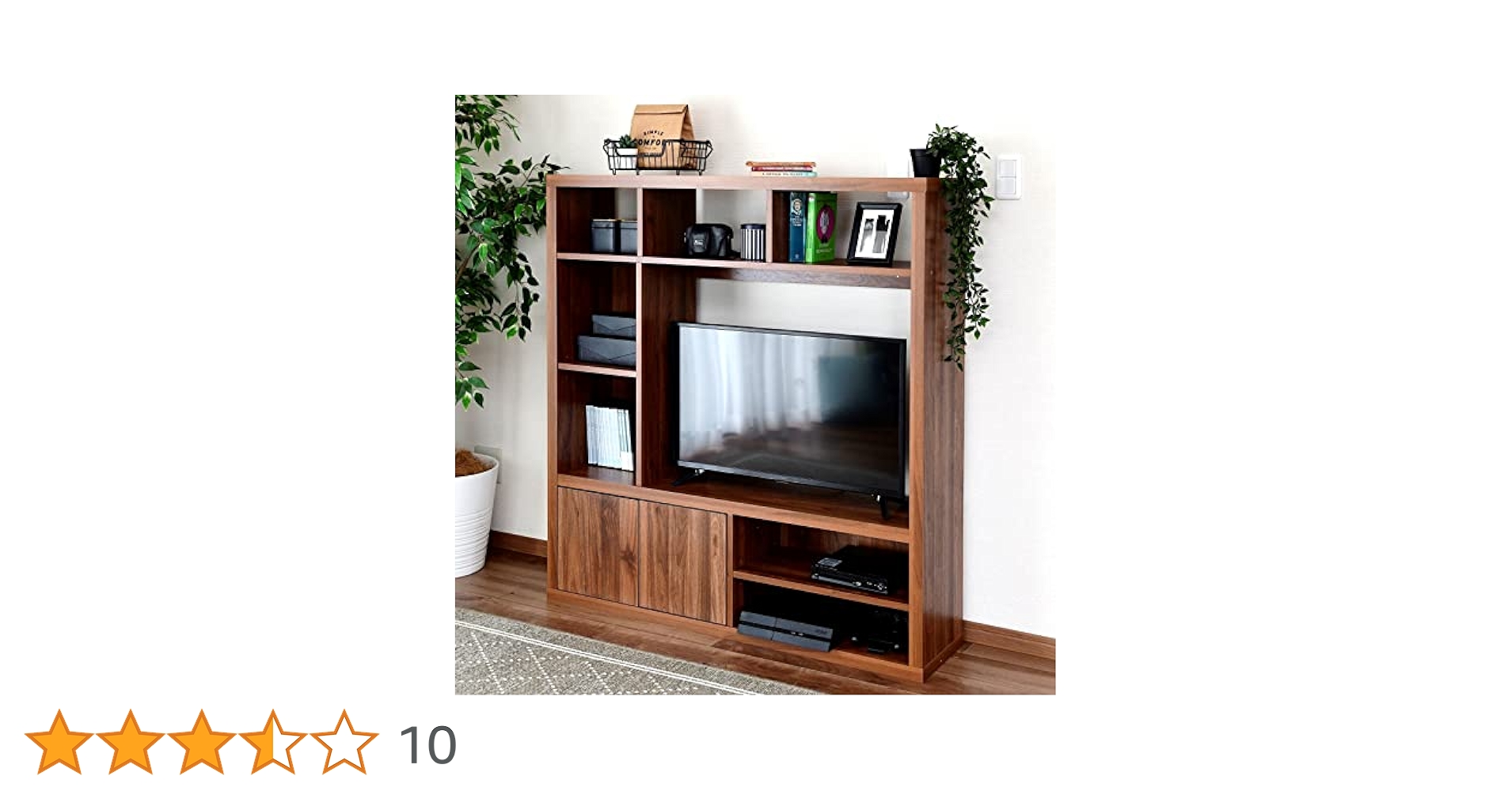 お値下げ！【未開封、未組立】テレビ台（〜32V） Amazon｜不二貿易(Fujiboeki) TVラック テレビ台 幅89×奥行29.5