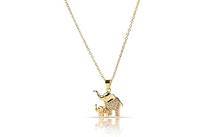 Enchanting Rose Gold Elephant Necklace: A Symbol of Luck and Beauty