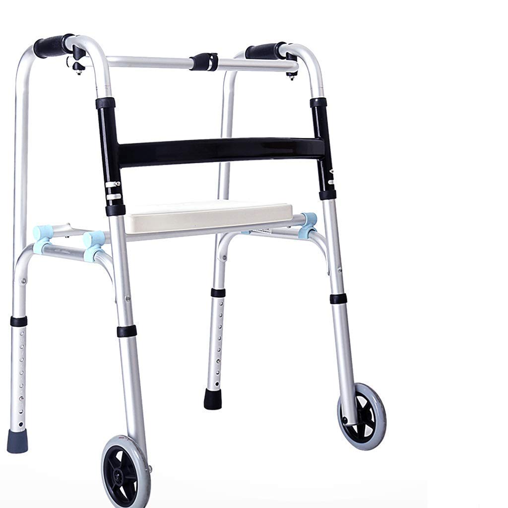 Cesta para Caminante para Personas Mayores, Cesta para Caminante para Personas Mayores, Cesta de aleación de Aluminio, Cesta Ligera para Caminante para Personas Mayores con Asiento