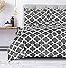 Utopia Bedding Duvet Cover King Size - 1 Duvet Cover with 2 Pillow Shams - 3 Pieces Comforter Cover with Zipper Closure - Ultra Soft Brushed Microfiber, 104 X 90 Inches (King, Quatrefoil Grey)