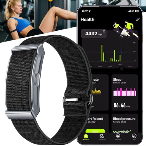 Image of StyleOxx GT Pro Smart Fitness Band,24 /7 Activity Tracking, Heart Rate Monitoring, HRV Analysis, Stress and Sleep Tracking, 30+ Days Battery Life, Ai-Analysis,Subscription Free App (Black)