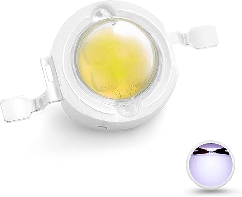 Miniatura 2 de CHANZON 10 chips LED de alta potencia de 5 W blanco frío (10000K - 15000 K  600 mA - 700 mA  CC 6 V - 7 V  5 Watt) intensidad súper brillante SMD