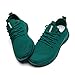 Imagen de CAIQDM Zapatillas Hombre Deportivas Running Bambas De Exterior Tenis Deportes Zapatos Transpirables Casual Correr Gimnasio Sneaker Verde Oscuro 43 EU