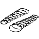 Andoer Filterring-Adapter, 18-teiliges Kameraobjektivfilter-Metall-Adapter-Ring-Set (9-teiliges Step-Up-Set und 9-teiliges Step-Down-Ring-Set)