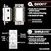 Enbrighten Z-Wave Smart Rocker Light Switch with QuickFit and SimpleWire, 3-Way Ready, Works with Alexa, Google Assistant, ZWave Hub Required, Repeater/Range Extender, White & Light Almond, 46201