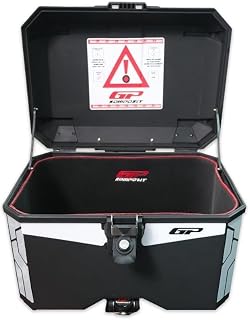 GP Kompozit Universal 33 lt Plastik Motosiklet Çantası Siyah