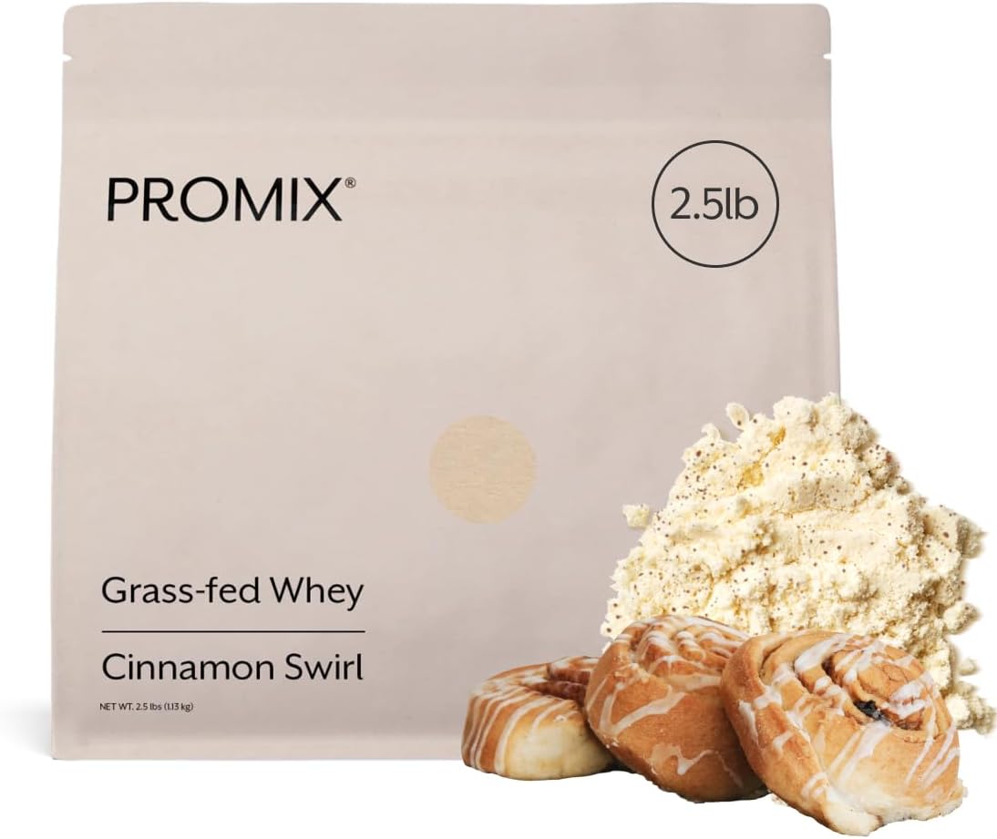 Whey Protein Powder, Cinnamon Swirl - 2.5lb Bulk